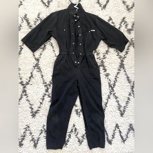 Ideas vintage black jumpsuit size 4/6